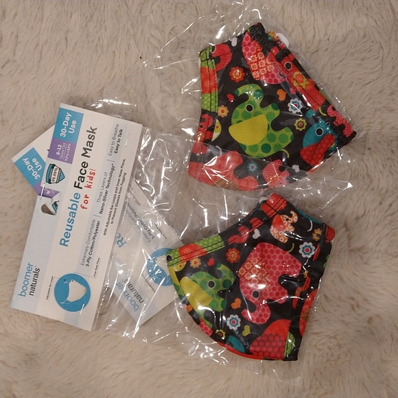 Boomer Naturals Other Wtags Set Of Two Kids Masks Poshmark